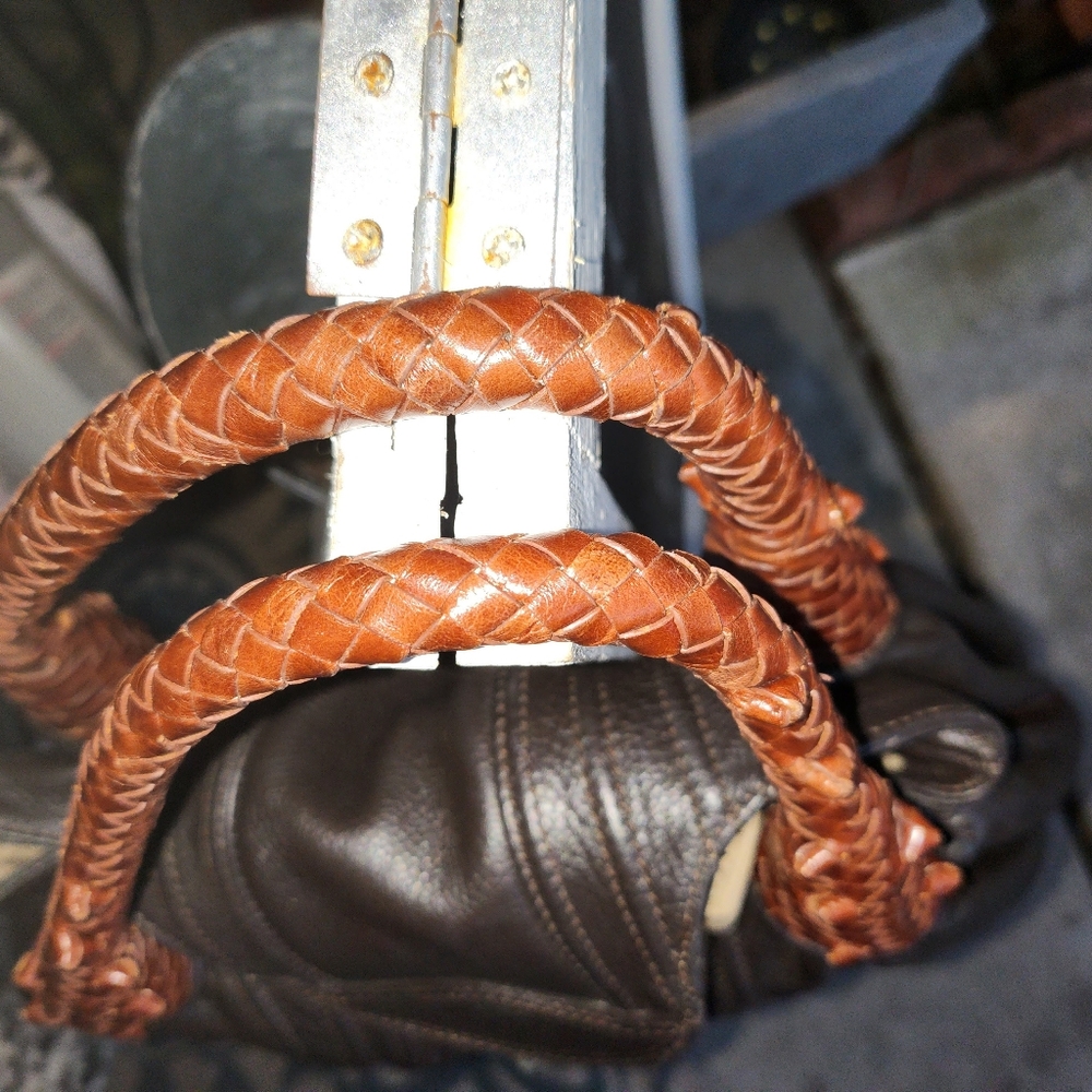 LEATHER HOBO TYPE BAG BY LUSH - Picture 2 of 6